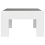 Mesa de centro con Infinity LED blanco 50x50x30 cm de , Mesas de centro - Ref: Foro24-847602, Precio: 71,47 €, Descuento: %