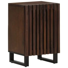 Mueble de baño madera maciza mango marrón 38x34x58 cm de , Muebles de baño - Ref: Foro24-377541, Precio: 66,57 €, Descuento: %