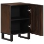 Mueble de baño madera maciza mango marrón 38x34x58 cm de , Muebles de baño - Ref: Foro24-377541, Precio: 67,22 €, Descuento: %