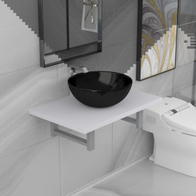 Conjunto de muebles de baño 2 piezas cerámica blanco de , Muebles de baño - Ref: Foro24-279342, Precio: 104,94 €, Descuento: %