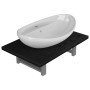 Conjunto de muebles de baño 2 piezas cerámica negro de , Muebles de baño - Ref: Foro24-279337, Precio: 127,04 €, Descuento: %