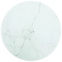 Tablero de mesa diseño mármol vidrio templado blanco Ø50x0,8 cm de , Tableros para mesas - Ref: Foro24-322247, Precio: 37,86 ...