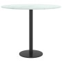 Tablero de mesa diseño mármol vidrio templado blanco Ø50x0,8 cm de , Tableros para mesas - Ref: Foro24-322247, Precio: 37,86 ...