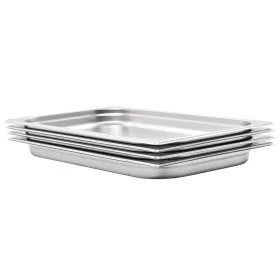 Bandejas Gastronorm 4 unidades GN 1/1 40 mm acero inoxidable de , Cubetas para mesas de vapor - Ref: Foro24-50879, Precio: 48...