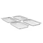 Bandejas Gastronorm 4 unidades GN 1/1 40 mm acero inoxidable de , Cubetas para mesas de vapor - Ref: Foro24-50879, Precio: 48...