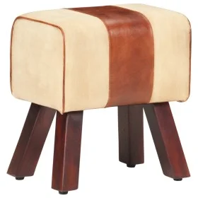 Bank Pony Fitnessstudio Echtleder Holzgriff Braun 38 cm von , Ess- und Küchenbänke - Ref: Foro24-320787, Preis: 79,47 €, Raba...