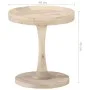 Massiver Mangoholz-Beistelltisch Ø40x45 cm von , Seitentische - Ref: Foro24-320600, Preis: 75,58 €, Rabatt: %