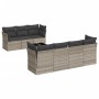 Set de sofás de jardín 8 pzas y cojines ratán sintético gris de , Conjuntos de jardín - Ref: Foro24-3249121, Precio: 562,31 €...