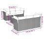 Set de sofás de jardín 7 pzas con cojines ratán PE gris claro de , Conjuntos de jardín - Ref: Foro24-3217262, Precio: 473,30 ...