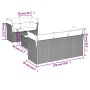 Set de sofás de jardín 6 pzas y cojines ratán sintético gris de , Conjuntos de jardín - Ref: Foro24-3249091, Precio: 426,79 €...