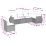 Set de sofás de jardín 6 pzas y cojines ratán sintético gris de , Conjuntos de jardín - Ref: Foro24-3253769, Precio: 432,08 €...