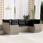 Set de sofás de jardín 6 pzas y cojines ratán sintético gris de , Conjuntos de jardín - Ref: Foro24-3254119, Precio: 462,99 €...