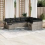 Set sofás jardín 10 pzas con cojines ratán sintético gris claro de , Conjuntos de jardín - Ref: Foro24-3252999, Precio: 657,7...