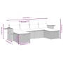 Set de sofás de jardín 6 pzas y cojines ratán sintético gris de , Conjuntos de jardín - Ref: Foro24-3263858, Precio: 363,56 €...