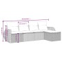 Set de sofás jardín y cojines 5 pzas ratán sintético gris claro de , Conjuntos de jardín - Ref: Foro24-3264088, Precio: 332,8...