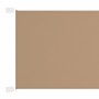 Toldo vertical tela oxford gris taupé 60x800 cm de vidaXL, Sombrillas - Ref: Foro24-148399, Precio: 33,11 €, Descuento: %