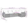 Set de sofás jardín y cojines 5 pzas ratán sintético gris claro de , Conjuntos de jardín - Ref: Foro24-3221331, Precio: 367,7...