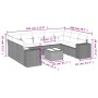 Set sofás jardín 10 pzas con cojines ratán sintético gris claro de , Conjuntos de jardín - Ref: Foro24-3223011, Precio: 677,1...