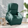 Sillón eléctrico reclinable elevable de terciopelo verde oscuro de , Sillones - Ref: Foro24-3204324, Precio: 311,43 €, Descue...