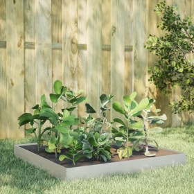 Jardinera de acero inoxidable 100x100x18,5 cm de , Maceteros y jardineras - Ref: Foro24-851014, Precio: 44,42 €, Descuento: %