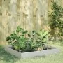 Stainless steel planter 100x100x26 cm by , Pots and planters - Ref: Foro24-851021, Price: 51,78 €, Discount: %