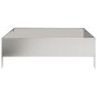Jardinera de acero inoxidable 100x100x33,5 cm de , Maceteros y jardineras - Ref: Foro24-851028, Precio: 64,87 €, Descuento: %