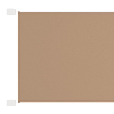 Toldo vertical tela oxford gris taupé 100x600 cm de vidaXL, Sombrillas - Ref: Foro24-148405, Precio: 43,32 €, Descuento: %