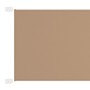 Toldo vertical tela oxford gris taupé 100x600 cm de vidaXL, Sombrillas - Ref: Foro24-148405, Precio: 43,32 €, Descuento: %