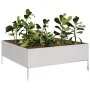 Jardinera de acero inoxidable 100x100x25 cm de , Maceteros y jardineras - Ref: Foro24-851035, Precio: 72,79 €, Descuento: %