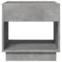 Mesita de noche con Infinity LED gris hormigón 50x50x50 cm de , Mesitas de noche - Ref: Foro24-3284087, Precio: 82,07 €, Desc...