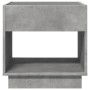 Mesita de noche con Infinity LED gris hormigón 50x50x50 cm de , Mesitas de noche - Ref: Foro24-3284087, Precio: 82,99 €, Desc...