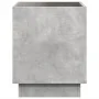 Mesita de noche con Infinity LED gris hormigón 50x50x50 cm de , Mesitas de noche - Ref: Foro24-3284087, Precio: 82,07 €, Desc...