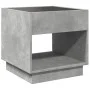 Mesita de noche con Infinity LED gris hormigón 50x50x50 cm de , Mesitas de noche - Ref: Foro24-3284087, Precio: 82,07 €, Desc...