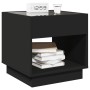Mesita de noche con Infinity LED negra 50x50x50 cm de , Mesitas de noche - Ref: Foro24-3284085, Precio: 88,50 €, Descuento: %