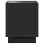 Bedside table with Infinity LED black 50x50x50 cm by , Nightstands - Ref: Foro24-3284085, Price: 87,48 €, Discount: %