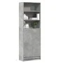 Aparador con LED madera ingeniería gris hormigón 69x32,5x200 cm de , Aparadores - Ref: Foro24-3307908, Precio: 126,78 €, Desc...
