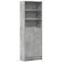Aparador con LED madera ingeniería gris hormigón 69x32,5x200 cm de , Aparadores - Ref: Foro24-3307908, Precio: 126,78 €, Desc...
