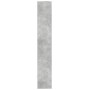Aparador con LED madera ingeniería gris hormigón 69x32,5x200 cm de , Aparadores - Ref: Foro24-3307908, Precio: 128,39 €, Desc...