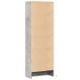 Aparador con LED madera ingeniería gris hormigón 69x32,5x200 cm de , Aparadores - Ref: Foro24-3307908, Precio: 126,78 €, Desc...