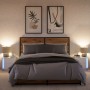 Mesitas de noche con luces LED 2 uds madera ingeniería blanca de , Mesitas de noche - Ref: Foro24-852048, Precio: 89,92 €, De...