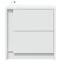 Nachttische mit LED-Lichtern 2 Stück weißes Ingenieurholz von , Nachttische - Ref: Foro24-852048, Preis: 88,66 €, Rabatt: %