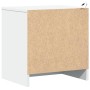 Mesitas de noche con luces LED 2 uds madera ingeniería blanca de , Mesitas de noche - Ref: Foro24-852048, Precio: 89,92 €, De...
