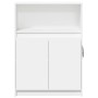 Aparador con LED madera de ingeniería blanco 72x34x100 cm de , Aparadores - Ref: Foro24-852159, Precio: 82,13 €, Descuento: %