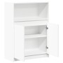 Aparador con LED madera de ingeniería blanco 72x34x100 cm de , Aparadores - Ref: Foro24-852159, Precio: 82,13 €, Descuento: %