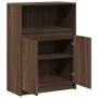 Aparador con LED madera ingeniería roble marrón 72x34x100 cm de , Aparadores - Ref: Foro24-852165, Precio: 76,44 €, Descuento: %
