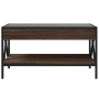 Mesa de centro con Infinity LED marrón roble 70x50x38 cm de , Mesas de centro - Ref: Foro24-847706, Precio: 92,24 €, Descuent...