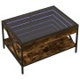 Mesa de centro con Infinity LED roble ahumado 70x50x38 cm de , Mesas de centro - Ref: Foro24-847704, Precio: 89,99 €, Descuen...