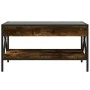 Mesa de centro con Infinity LED roble ahumado 70x50x38 cm de , Mesas de centro - Ref: Foro24-847704, Precio: 88,84 €, Descuen...