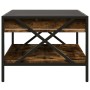 Mesa de centro con Infinity LED roble ahumado 70x50x38 cm de , Mesas de centro - Ref: Foro24-847704, Precio: 89,99 €, Descuen...