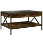 Mesa de centro con Infinity LED roble ahumado 70x50x38 cm de , Mesas de centro - Ref: Foro24-847704, Precio: 89,99 €, Descuen...